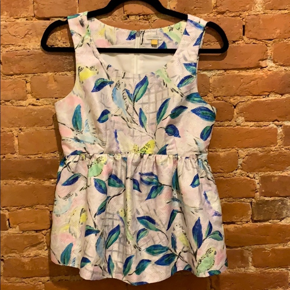 LEIFSDOTTIR sleeveless blouse from Anthropologie
